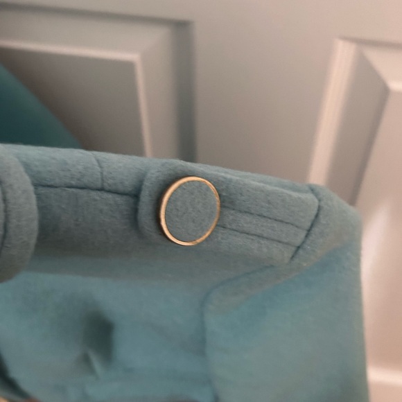 Banana Republic Vintage Teal Coat , XS - Picture 4 of 13